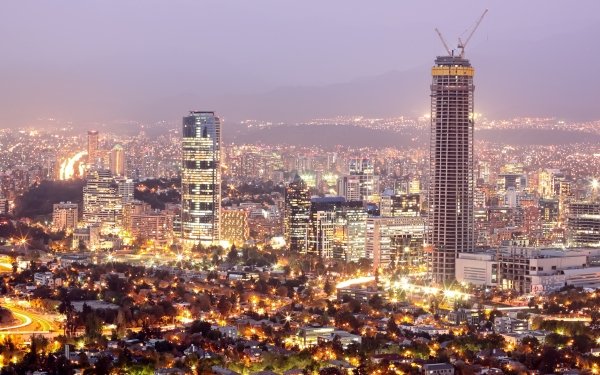 Man Made Santiago Cities Chile HD Wallpaper | Background Image