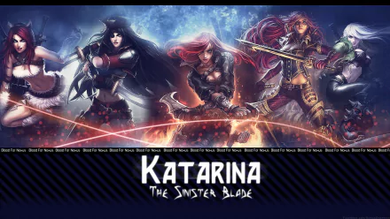 Katarina (League Of Legends) video game League Of Legends HD Desktop Wallpaper | Background Image