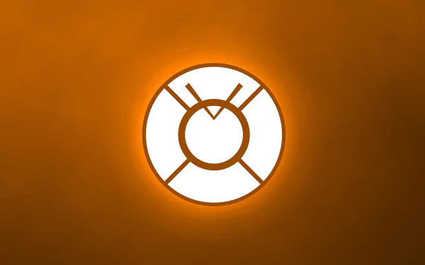 Comic orange lantern corps HD Desktop Wallpaper | Background Image