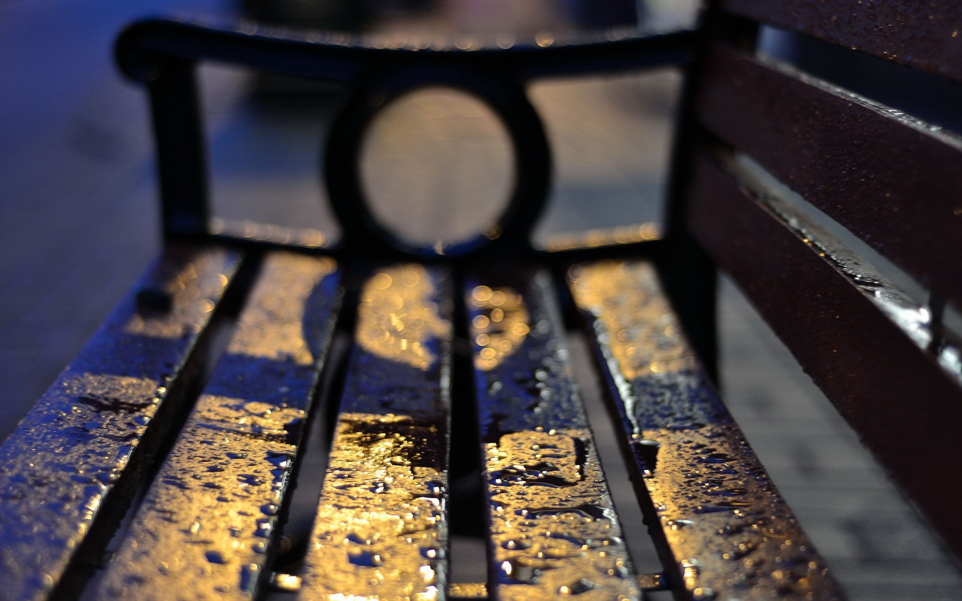 Download Man Made Bench HD Wallpaper