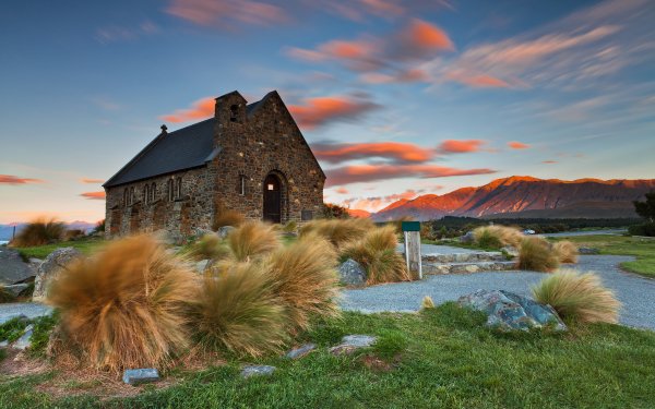 Religious Church of the Good Shepherd Church Tekapo New Zealand HD Wallpaper | Background Image