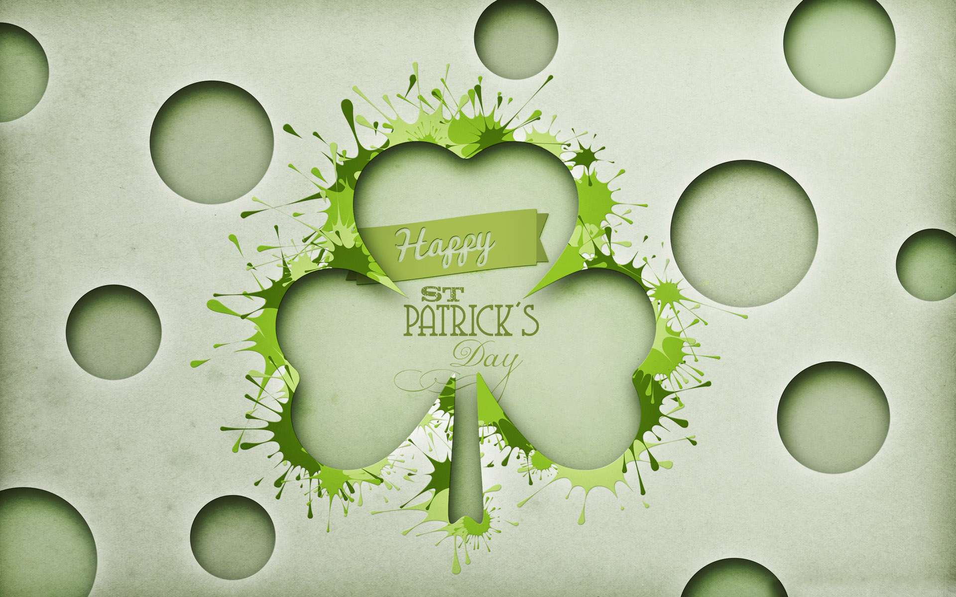 Holiday St. Patrick's Day HD Wallpaper Background Image.
