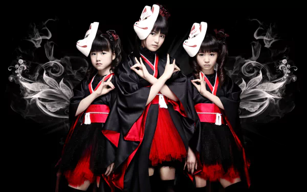 oriental asian Japanese metal idol heavy metal music Babymetal HD Desktop Wallpaper | Background Image