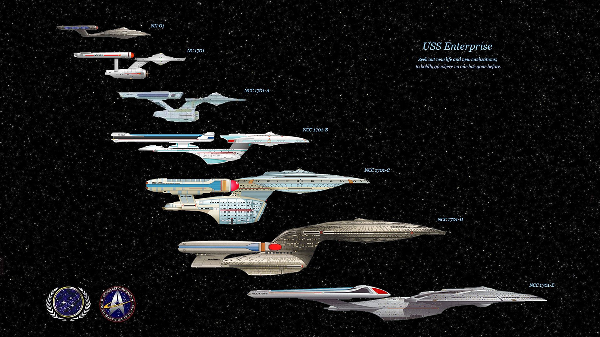 enterprise ship star trek names