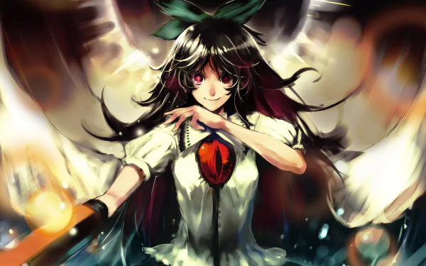 Utsuho Reiuji Anime Touhou HD Desktop Wallpaper | Background Image