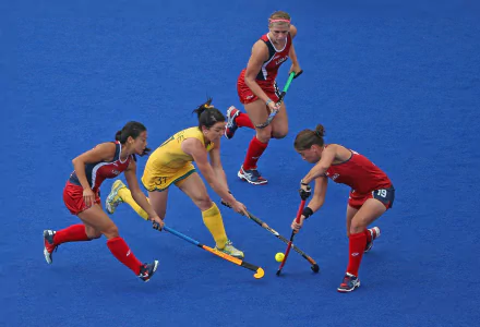 Field hockey Sports HD Desktop Wallpaper | Background Image