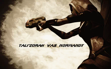 Tali'Zorah video game Mass Effect HD Desktop Wallpaper | Background Image