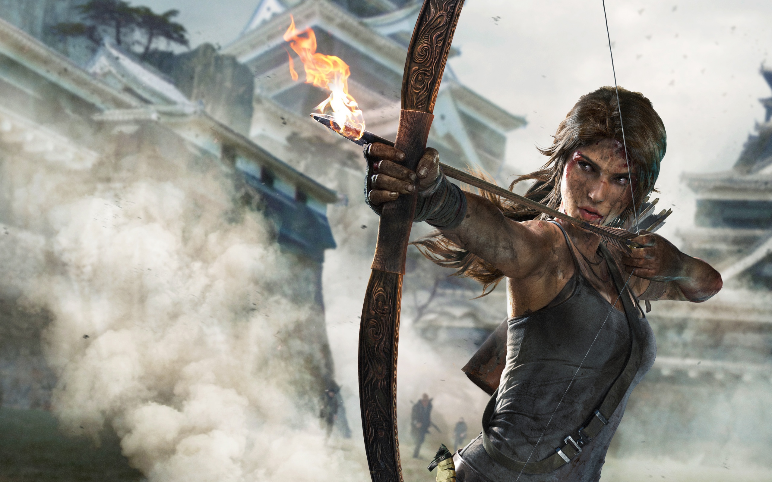Tomb Raider HD Wallpaper – Iconic Adventure in Stunning Video Game Detail