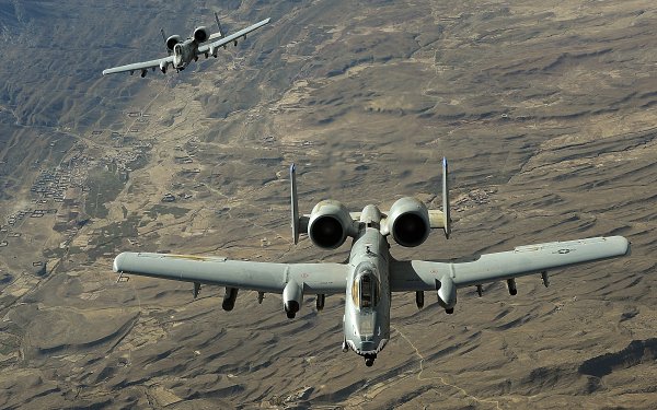 Military Fairchild Republic A-10 Thunderbolt II Desert Aircraft HD Wallpaper | Background Image