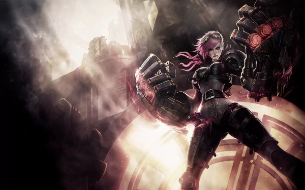 VI (League Of Legends) video game League Of Legends HD Desktop Wallpaper | Background Image