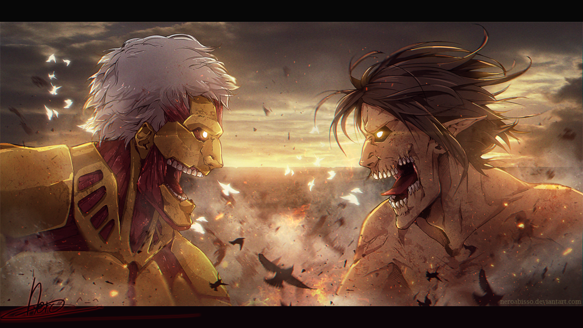 Anime Attack On Titan HD Wallpaper by Jurikoi
