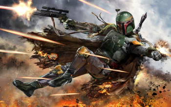 Boba Fett's Space Western: Epic Star Wars Movie Poster HD
