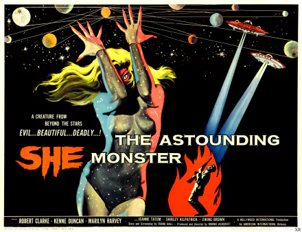 movie The Astounding She-Monster HD Desktop Wallpaper | Background Image