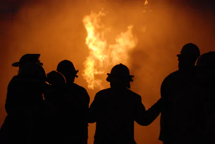 man firefighter HD Desktop Wallpaper | Background Image