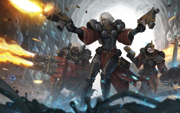 Video Game Warhammer Sisters of battle Adepta Sororitas HD Wallpaper | Background Image