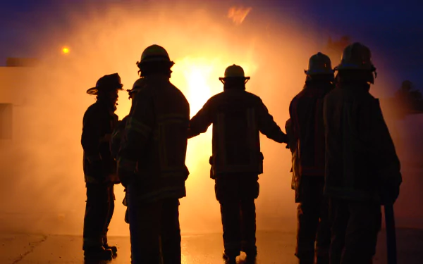 man firefighter HD Desktop Wallpaper | Background Image