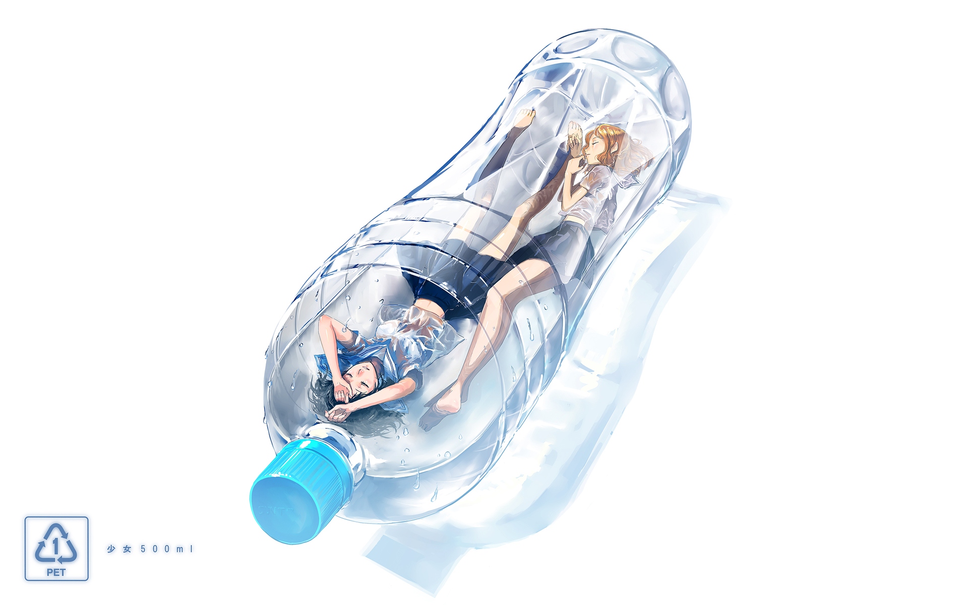 Anime Bottle Fairy HD Wallpaper | Background Image