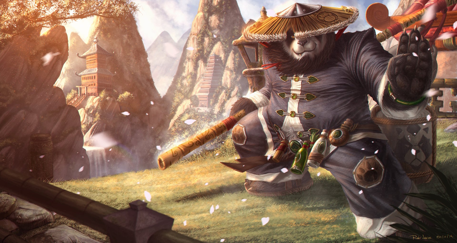 Download Video Game World Of Warcraft: Mists Of Pandaria  Wallpaper by NOOSBORN