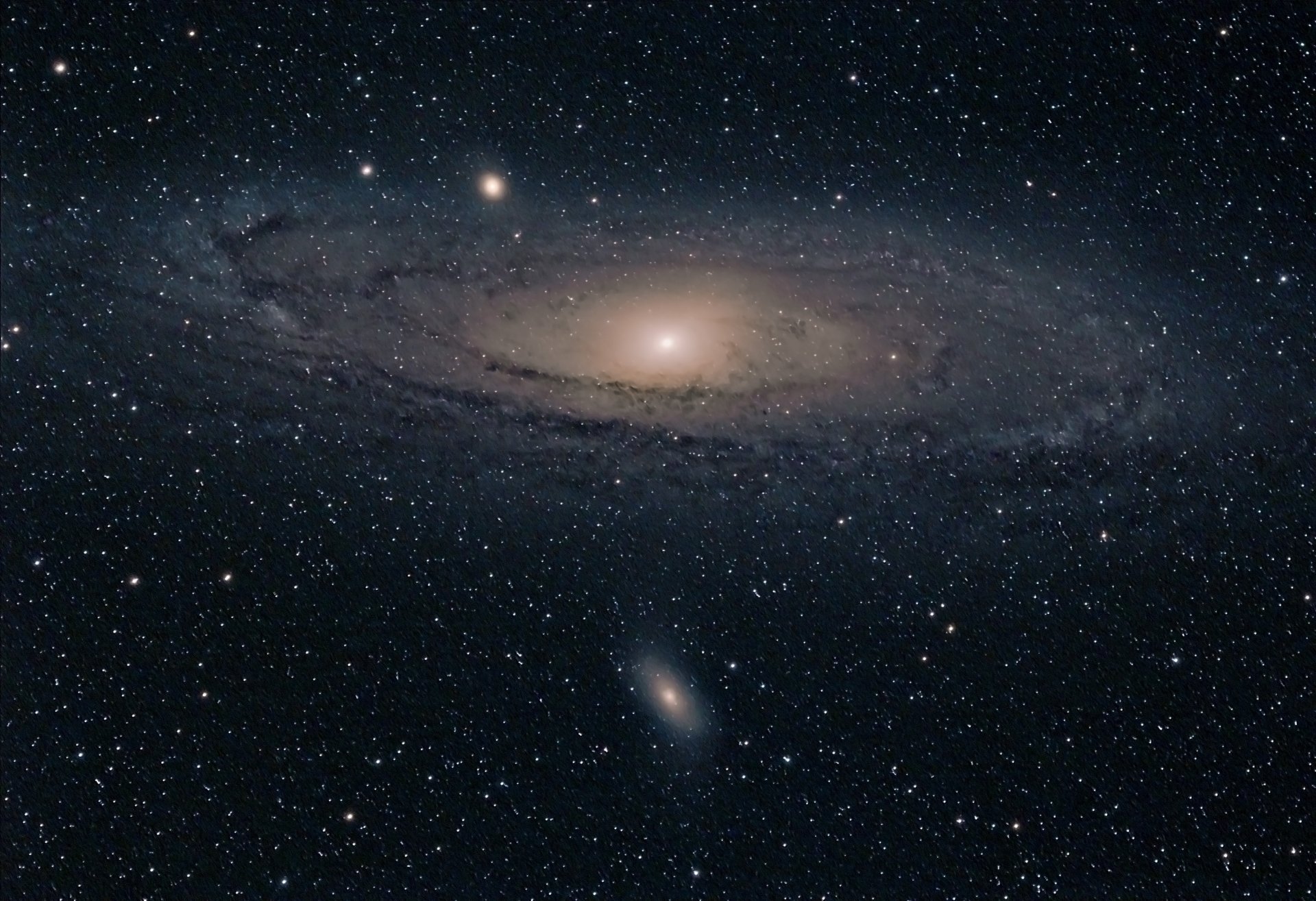 Галактика Андромеды 4к
