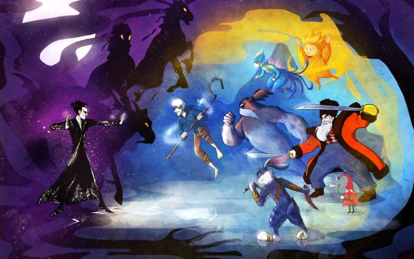 Movie Rise Of The Guardians Jack Frost Tooth Pitch North E. Aster Bunnymund HD Wallpaper | Background Image