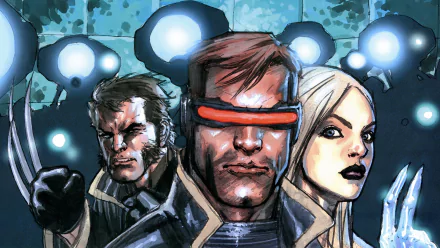 Wolverine Cyclops (Marvel Comics) Emma Frost Comic New X-Men HD Desktop Wallpaper | Background Image