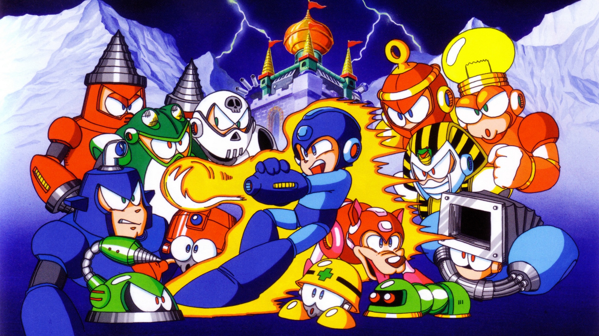 Video Game Mega Man 4 HD Wallpaper | Background Image
