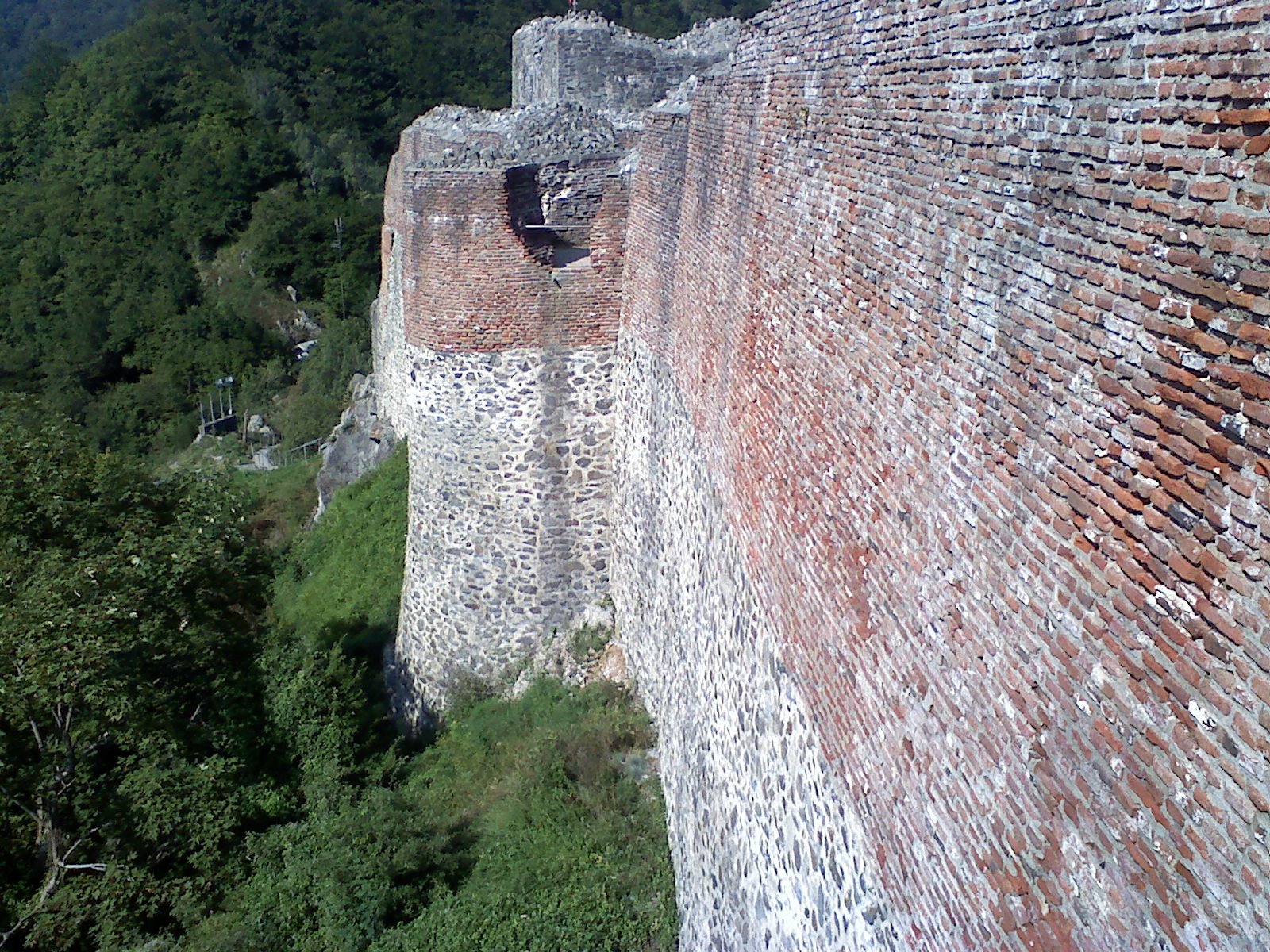 Download Man Made Poenari Castle Wallpaper