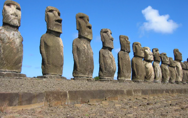  The Moai are Monolithic Human Figures
