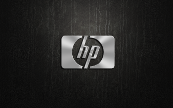 hp logosu siyah arka plan