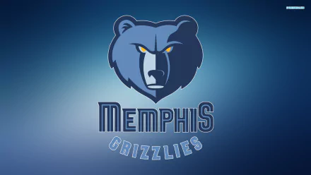 HD PC desktop wallpaper featuring the Memphis Grizzlies logo with a fierce bear head and team name in bold sports design.