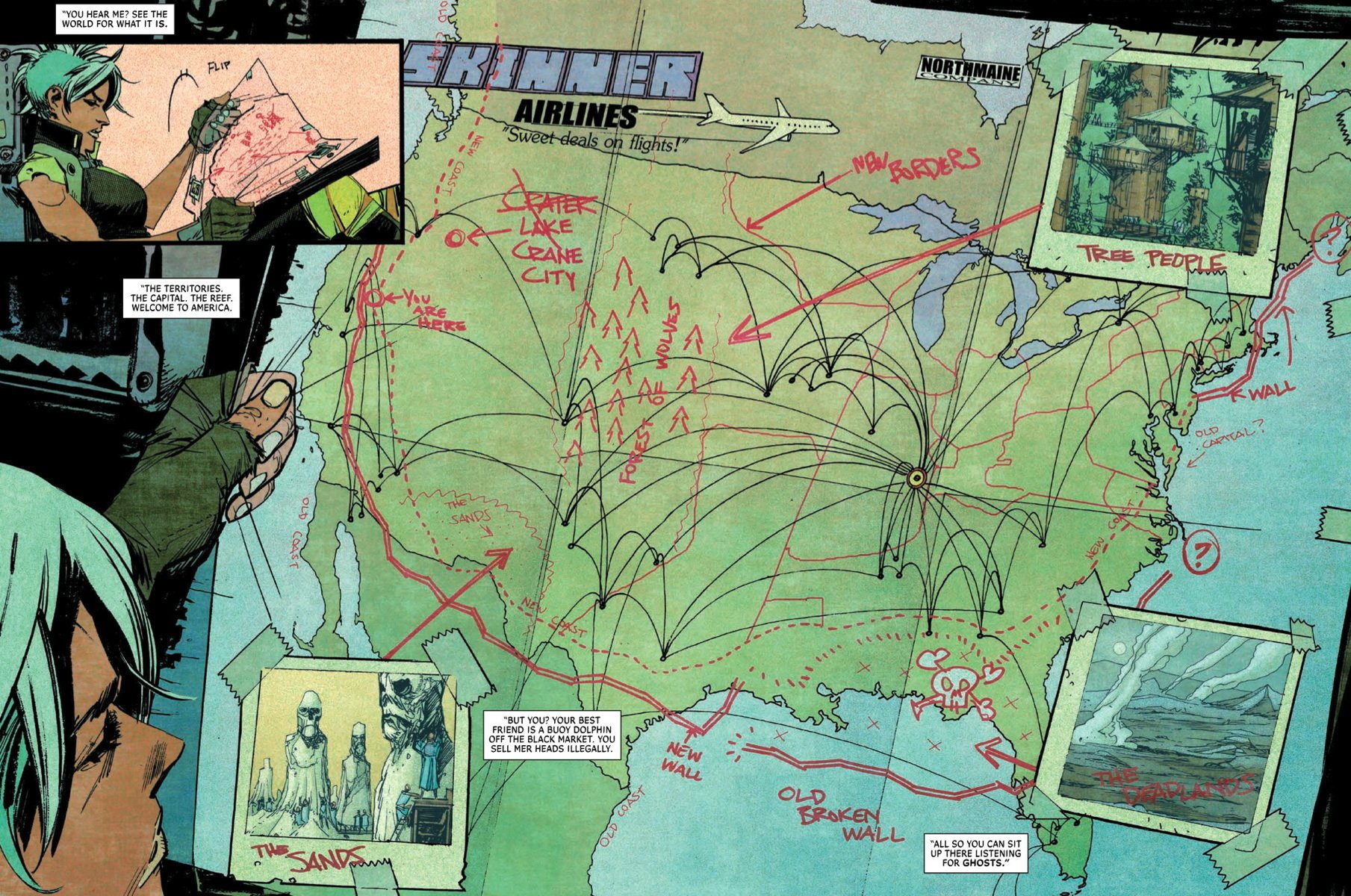 Download Comic The Wake Wallpaper