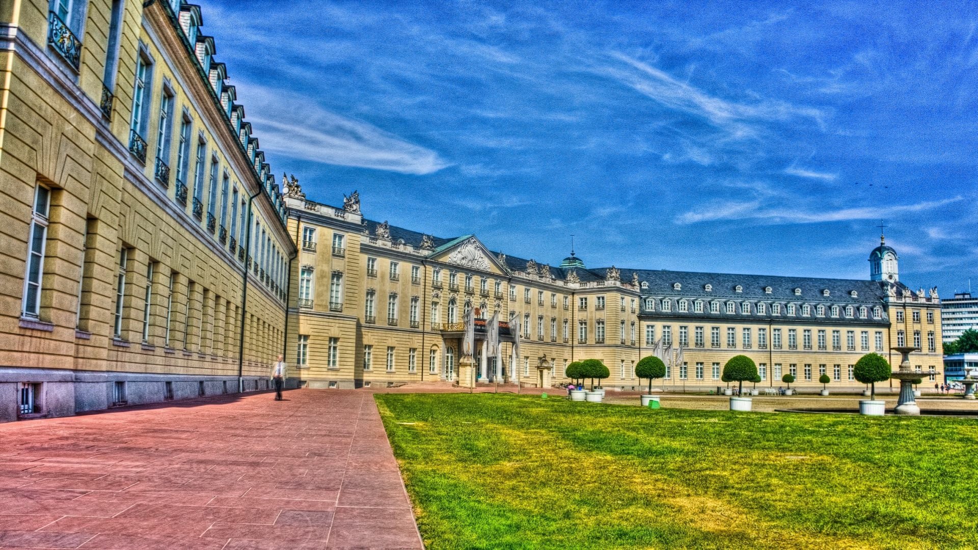 Download Man Made Karlsruhe Palace HD Wallpaper