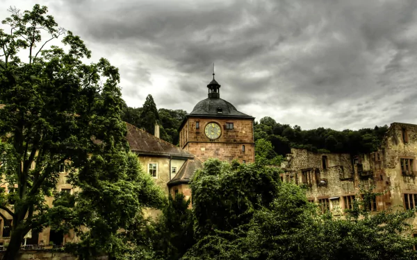 man made Heidelberg Castle HD Desktop Wallpaper | Background Image