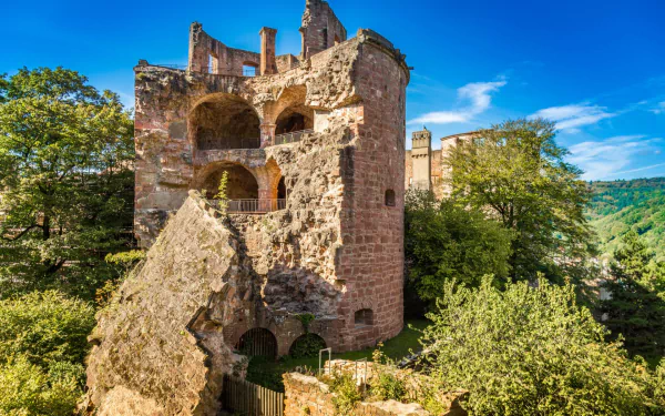 man made Heidelberg Castle HD Desktop Wallpaper | Background Image