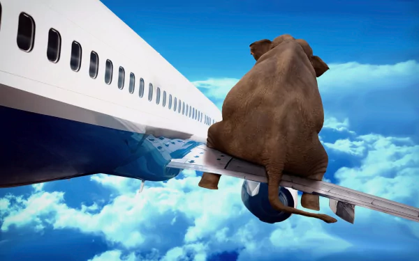 funny elephant HD Desktop Wallpaper | Background Image