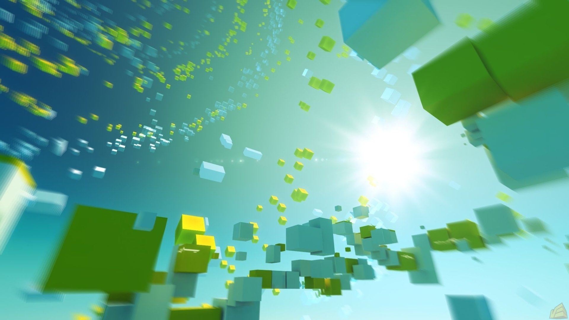 Download Abstract Cube HD Wallpaper