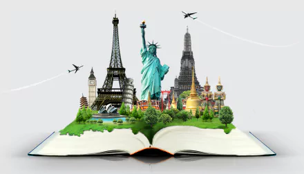 artistic Travel HD Desktop Wallpaper | Background Image