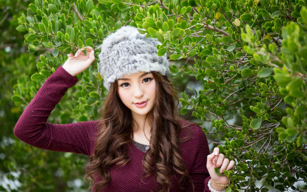 hair cap asian Chinese woman Jancy Wong HD Desktop Wallpaper | Background Image