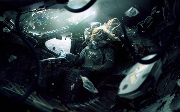 Sci Fi Women Spaceship HD Wallpaper | Background Image