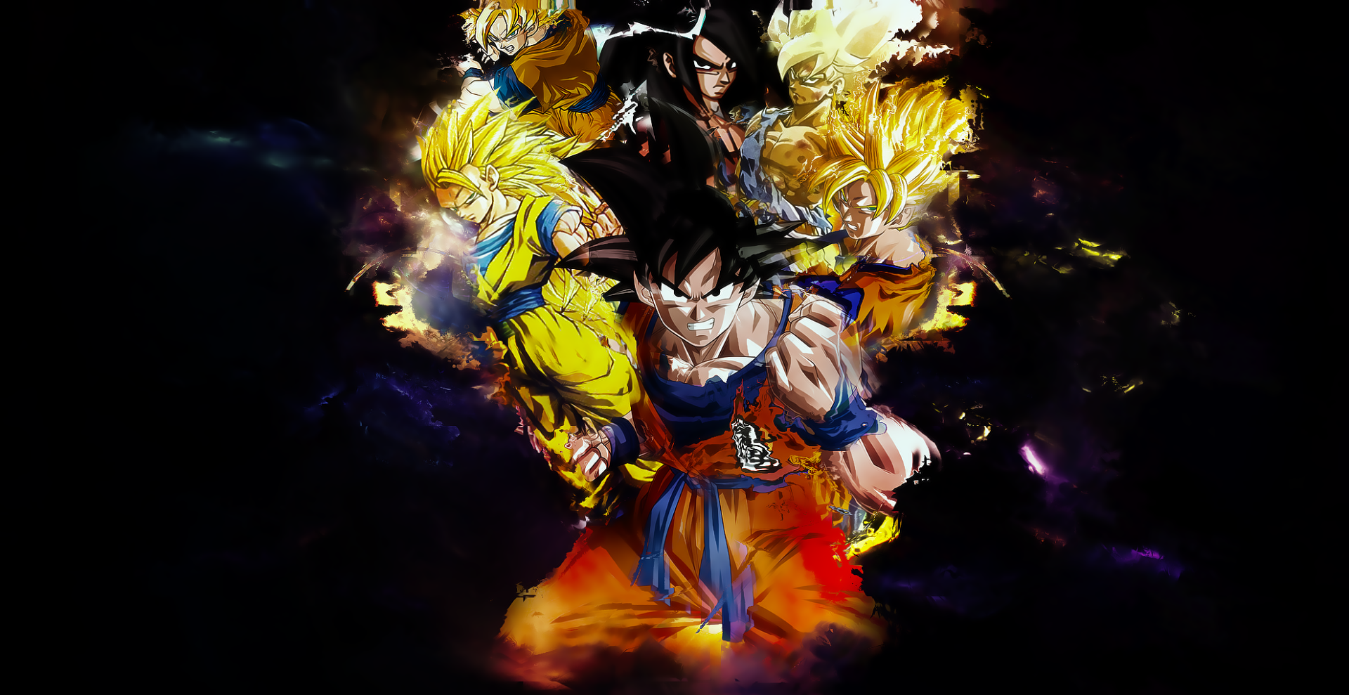 Download Super Saiyan Goku Anime Dragon Ball Z  Wallpaper by onebill