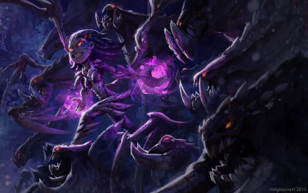 Sarah Kerrigan Queen of Blades video game Starcraft HD Desktop Wallpaper | Background Image