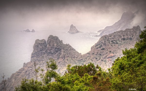 Earth Coastline Tenerife Canary Islands Tropics HD Wallpaper | Background Image