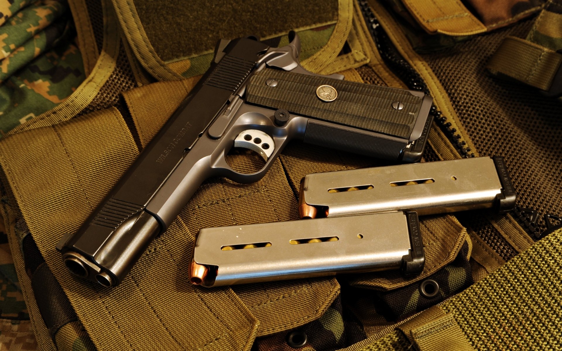 Download Pistol Man Made Wilson Combat 1911 A1 4k Ultra HD Wallpaper