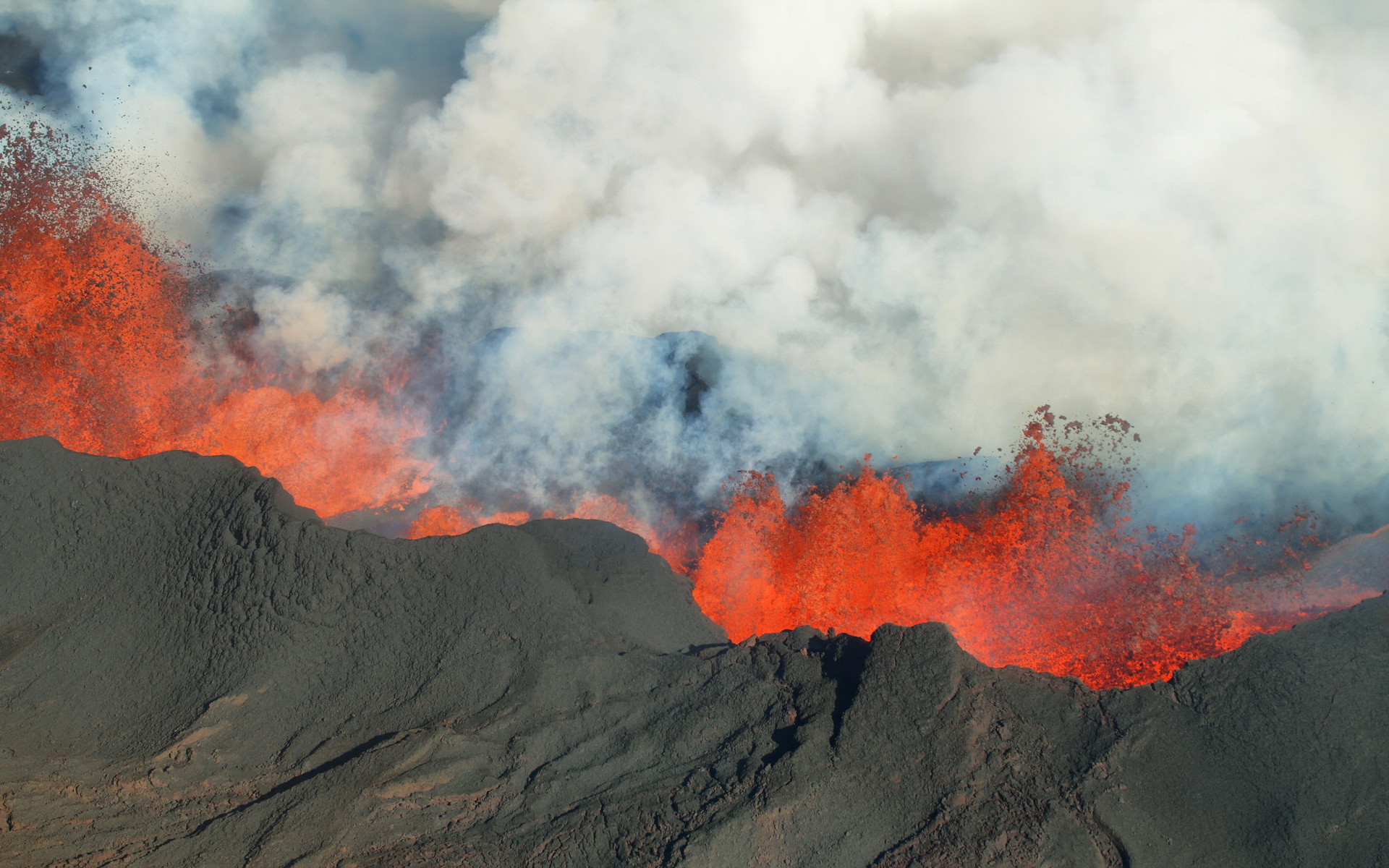 Bárðarbunga volcano eruption in Iceland by Marisa Estivill