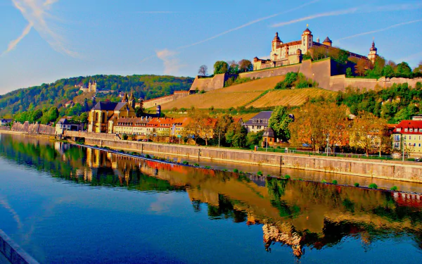 man made Marienberg Fortress HD Desktop Wallpaper | Background Image