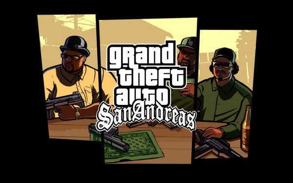Video Game Grand Theft Auto: San Andreas Grand Theft Auto Big Smoke Sweet Johnson Ryder HD Wallpaper | Background Image