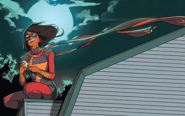 Comic Ms. Marvel HD Desktop Wallpaper | Background Image