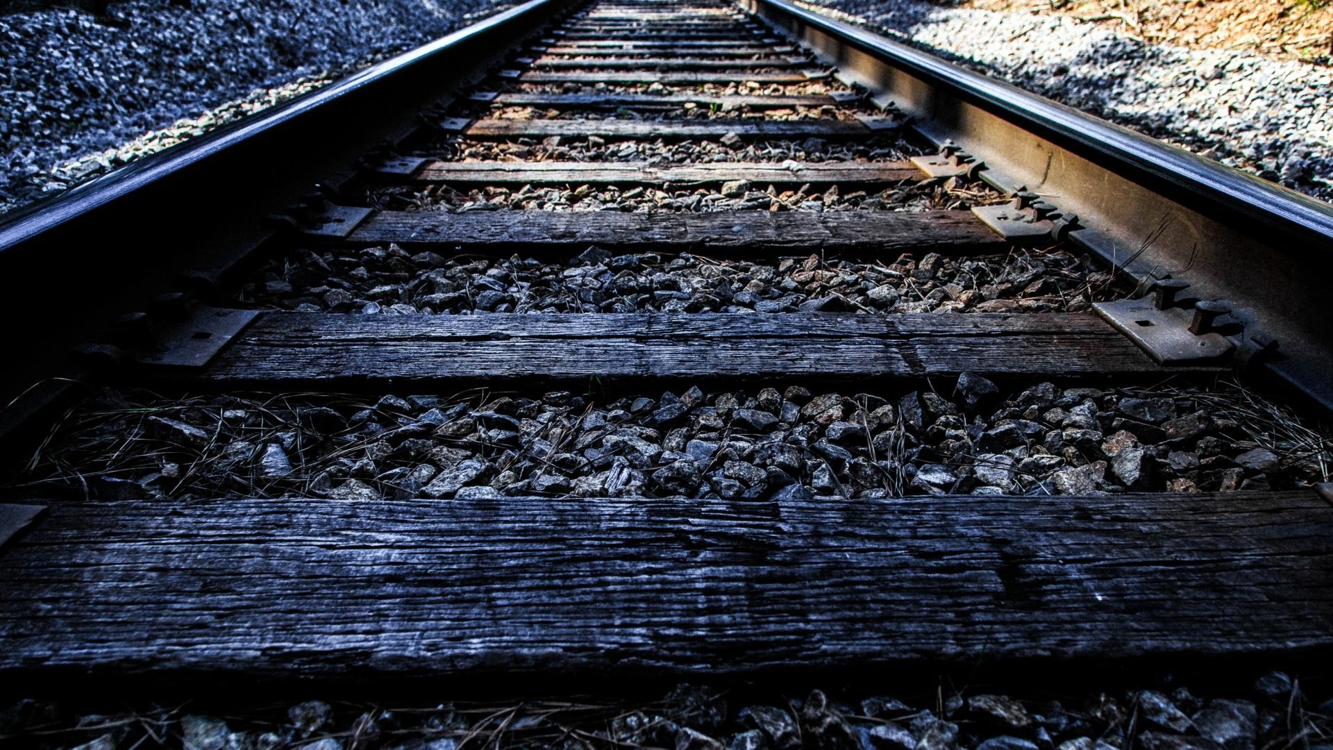 Download Man Made Railroad HD Wallpaper