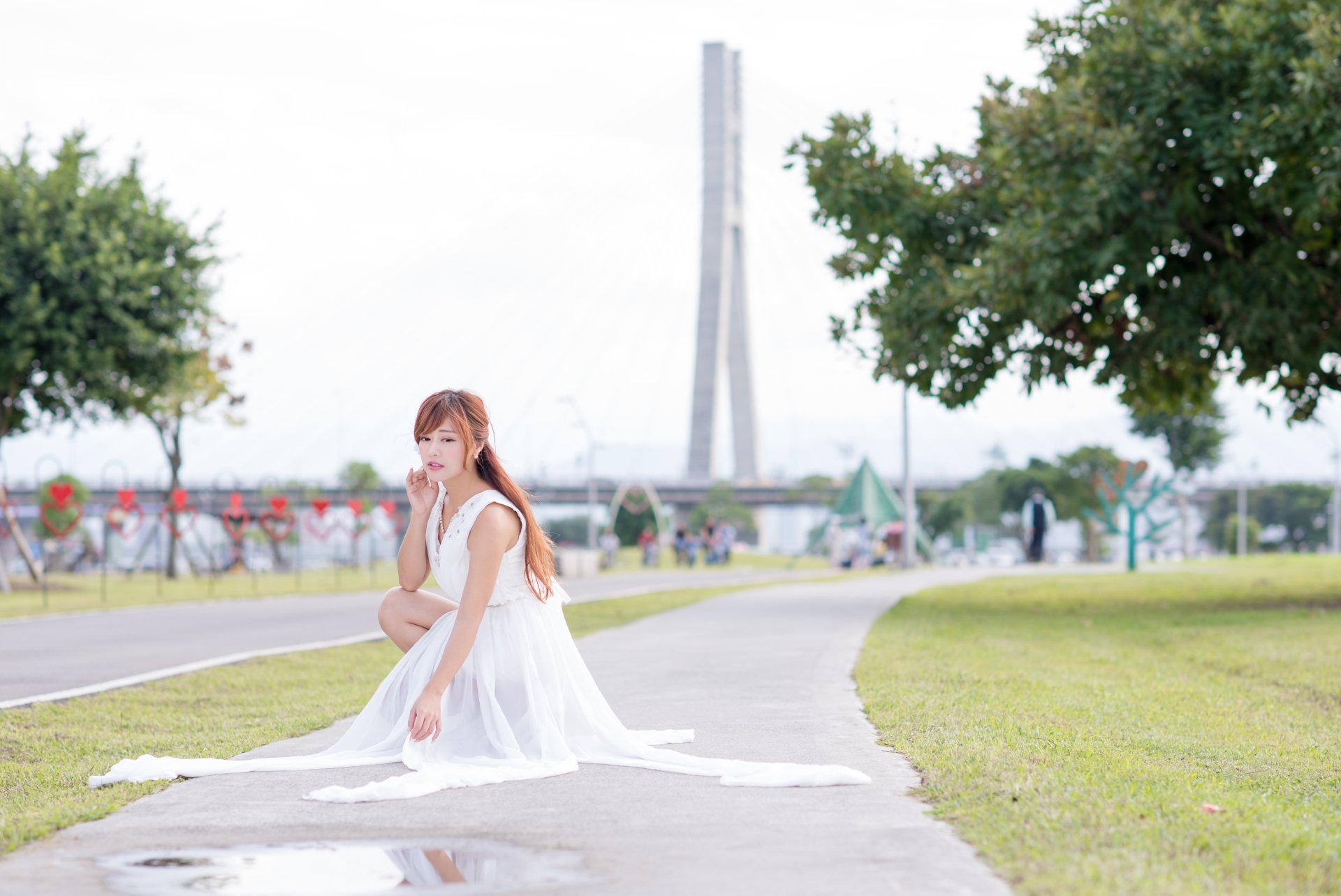 Download Dress Taiwanese Asian Model Woman Xiao Xi 4k Ultra HD Wallpaper