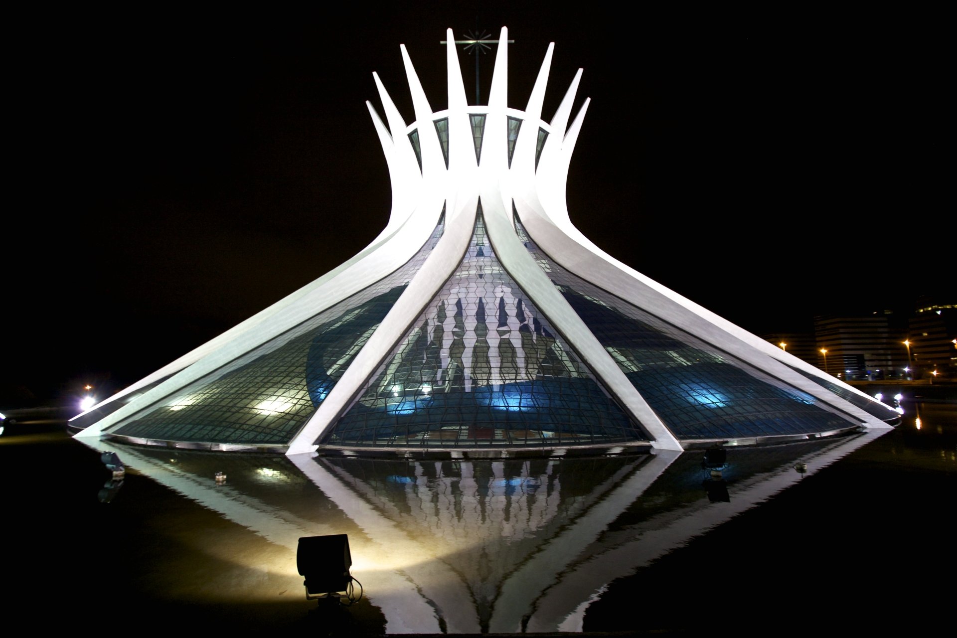 Download Cathedral Brazil Brasília Religious Cathedral Of Brasília 4k Ultra HD Wallpaper